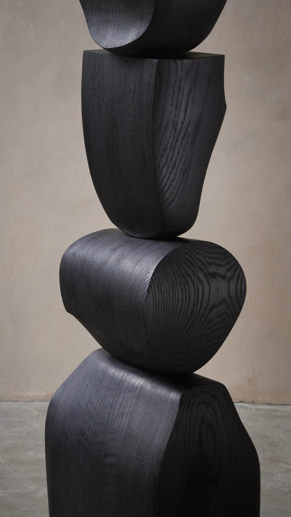 Modern Abstract Wooden Totem Still Stand No69 by NONO, Joel